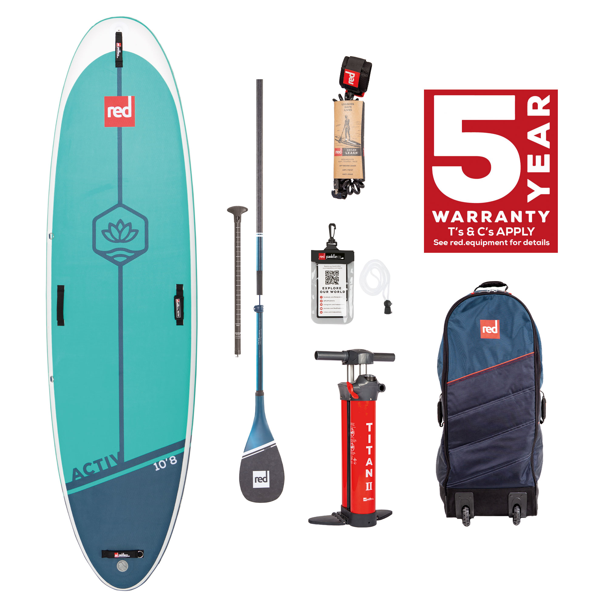 Active 10'8 Carbon Blue Package