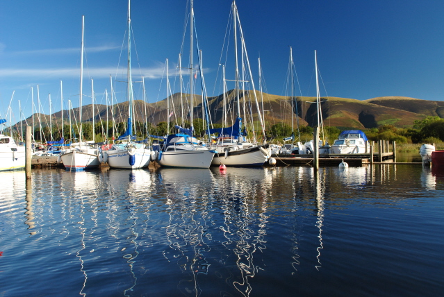 Berths Afloat at Derwentwater Marina