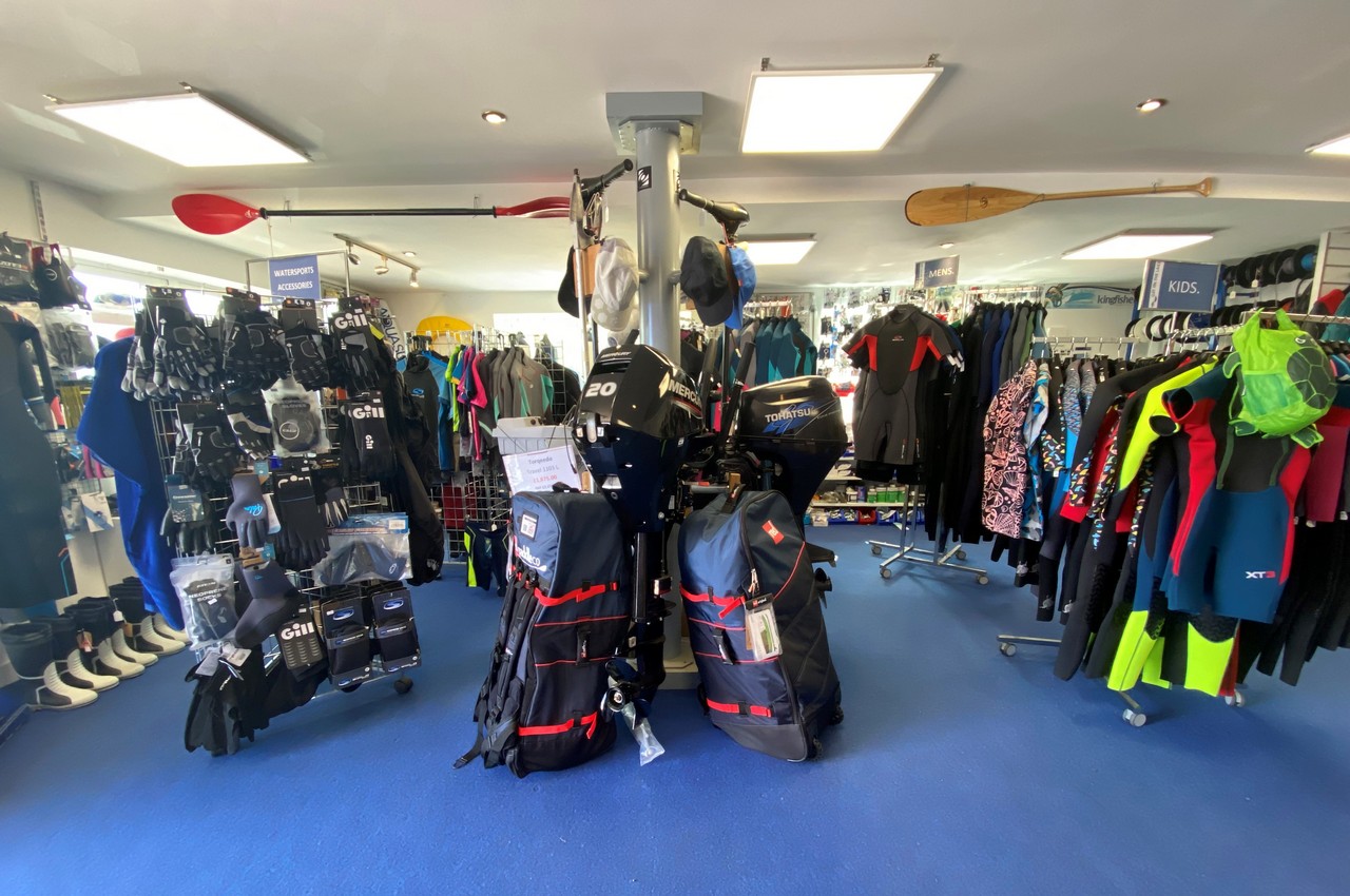 Watersports Clothing at Derwent Water Marina